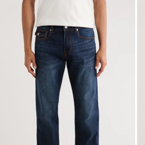 New w Tag: True Religion Ricky Relaxed Straight. Dark Wash. Size 33 Waist - Picture 6 of 15